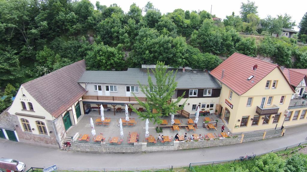 Gasthof Alter Felsenkeller Naumburg (Saale) Exterior foto